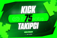 ⭐[GARANTİ] Kick 75 Takipçi ⭐