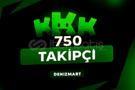 ⭐️(GARANTİ)⭐️KİCK 750 TAKİPÇİ+HIZLI✅⭐️