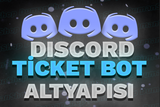 ⭐GARANTİ+KURULUM⭐Discord ticket botu altyapısı