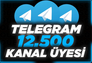 ⭐ [GARANTİ] Telegram 12.500 Kanal / Grup Üyesi ⭐