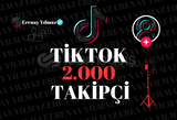 (GARANTİ) Tiktok 2.000 Gerçek Takipçi