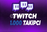 ⭐(GARANTİ )Twitch 1000 Gerçek Takipçi⭐