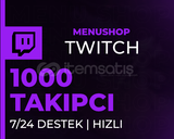 ⭐(GARANTİ) Twitch 1000 Takipçi