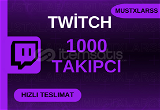 ⭐(GARANTİ) Twitch 1000 Takipçi⭐