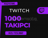 ⭐(GARANTİ) Twitch 1000 Takipçi⭐