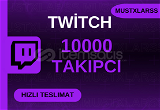 ⭐(GARANTİ) Twitch 10000 Takipçi⭐