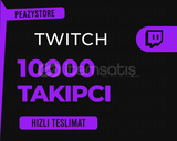 ⭐(GARANTİ) Twitch 10000 Takipçi⭐