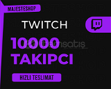 ⭐(GARANTİ) Twitch 10000 Takipçi
