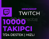 ⭐(GARANTİ) Twitch 10000 Takipçi⭐