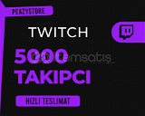 ⭐(GARANTİ) Twitch 5000 Takipçi⭐