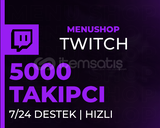 ⭐(GARANTİ) Twitch 5000 Takipçi⭐