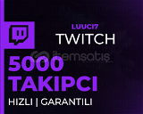 ⭐(GARANTİ) Twitch 5000 Takipçi