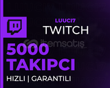 ⭐(GARANTİ) Twitch 5000 Takipçi