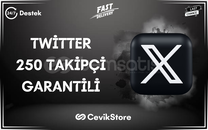 ⭐[GARANTİ] TWİTTER ( X ) 250 TAKİPÇİ⭐