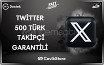 ⭐[GARANTİ] TWİTTER ( X ) 500 TÜRK TAKİPÇİ⭐