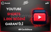 ⭐[GARANTİ] YOUTUBE 1.000 SHORTS BEĞENİ⭐