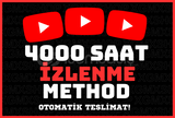 ⭐GARANTİ | YouTube 4000 Saat İzlenme Method