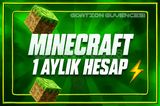 ⭐️[GARANTİLİ] 1 AYLIK MİNECRAFT PREMİUM⭐️