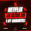 ⭐[GARANTİLİ] 1 AYLIK NETFLİX 4K ULTRA HD