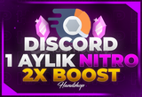⭐[GARANTİLİ] 1 AYLIK NİTRO 2X BOOST⭐