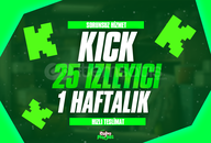 ⭐️[GARANTİLİ] 1 Haftalık 25 Gerçek İzleyici⭐️