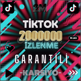 ⭐️GARANTİLİ⭐️ -2 MİLYON TİKTOK İZLENME-