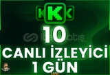 ⭐️ [GARANTİLİ] 10 CANLI YAYIN İZLENME 1 GÜN ⭐