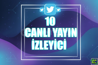 ⭐️ [GARANTİLİ] 10 CANLI YAYIN İZLENME 1 SAAT⭐️