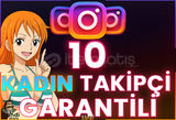 ⭐️ [GARANTİLİ] 10 İNSTAGRAM KADIN TAKİPÇİ ⭐