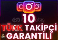 ⭐️ [GARANTİLİ] 10 İNSTAGRAM TÜRK TAKİPÇİ ⭐