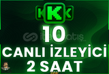 ⭐️ [GARANTİLİ] 10 CANLI YAYIN İZLENME 2 SAAT ⭐
