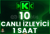 ⭐️ [GARANTİLİ] 10 KİCK CANLI YAYIN İZLENME ⭐