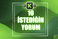 ⭐️ [GARANTİLİ] 10 KİCK İSTEDİĞİNİZ YORUM ⭐