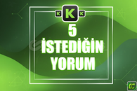 ⭐️ [GARANTİLİ] 5 KİCK İSTEDİĞİNİZ YORUM ⭐