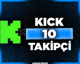 ⭐️[GARANTİLİ]⭐️ 10 Takipçi | Kick