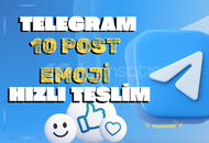[GARANTİLİ] 10 TELEGRAM POST EMOJİ