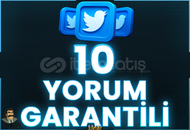 ⭐️ [GARANTİLİ] 10 TWİTTER YORUM ⭐