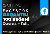 GARANTİLİ | 100 BEĞENİ FACEBOOK | KALİTELİ