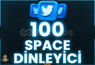 ⭐️ [GARANTİLİ] 100 SPACE DİNLEYİCİ 1 SAAT ⭐