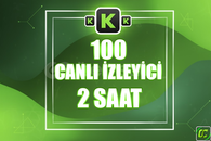 ⭐️ [GARANTİLİ] 100 CANLI YAYIN İZLENME 2 SAAT ⭐
