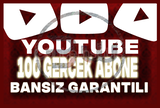 ⭐[GARANTİLİ] 100 GERÇEK ABONE