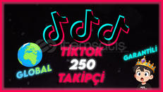 [GARANTILI] %100 Global 250 TikTok Takipçi