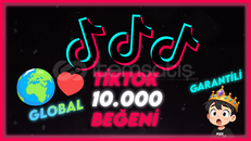 [GARANTILI] %100 Global 10000 TikTok Beğeni