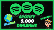 [GARANTILI] %100 Global 5000 Spotify Dinlenme