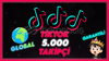[GARANTILI] %100 Global 5000 TikTok Takipçi