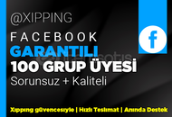 GARANTİLİ | 100 GRUP ÜYESİ FACEBOOK | KALİTELİ