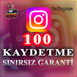 ⭐️ [GARANTİLİ] 100 İNSTAGRAM KAYDETME ⭐