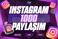 ⚡ [GARANTİLİ] 1000 İNSTAGRAM PAYLAŞIM ⚡