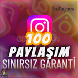 ⭐️[GARANTİLİ] 100 İNSTAGRAM PAYLAŞIM ⭐