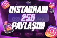 ⚡ [GARANTİLİ] 250 İNSTAGRAM PAYLAŞIM ⚡